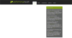 Desktop Screenshot of performancehealthnh.com