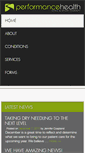 Mobile Screenshot of performancehealthnh.com