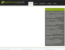 Tablet Screenshot of performancehealthnh.com